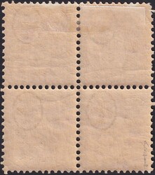 1Fr lila (feiner Druck), 71D.e im ungestempelten Viererblock (mit ...