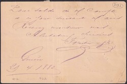 GENEVE 1882 (28.APR) nach Montreux (Hotel zur Post) Mischfrankatur ...