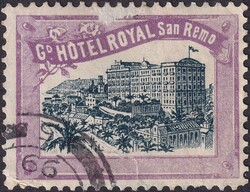 International, ITALIEN, Grand Hotel Royale "SAN REMO", Marke mit ...