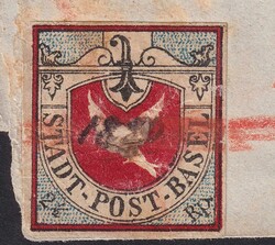 BASEL 1850 nach Undervelier (bei Delémont) vom 26.JUNI. ...