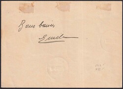 1932, Tour Aérop. D'Europe, F5+F8 auf Bildpost-Karte (10Rp. grün) ...