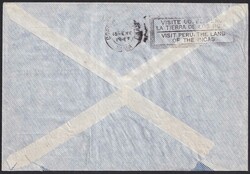 1948, LIMA (PERU) F27+F33, +Nr.257 auf Brief vom Komité ...