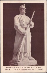 1924, "Les Rangiers"-Karte: La Caquerelle-Lausanne, saubere Frankatur ...