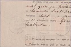 Payerne 1887, Chargé-Briefstück vom 23.SEPT.87 mit 66A+63A, gut ...