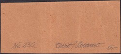 Strahlenstempel: CEVIO auf Briefstück mit 3x 23G, zusätzlich ...