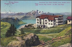 LUZERN, HOTEL Felchlin (Rigi-Staffel), saubere AK mit 125III. ...