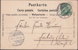 LUZERN, VITZNAU nach Freiburg (D) 1901, saubere Steinmann-Litho  ...