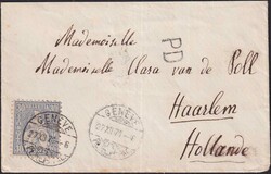 GENEVE 1871 nach Haarlem (Holland), Nr.41 auf besonders schönem ...