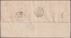 OBERWIL im Simmental, Zwergstempel auf sauberem "BoM" 1877 nach Worb, ...