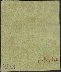 GROSSER ADLER, Nr.6. Breitrandig geschnittene Marke mit schön ...