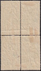 5c grün, 77A im ungebrauchten Viererblock (rückseitig mit ...