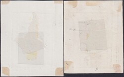 ZÜRICH 4 & Zürich 6, 1F+2F, Abzüge von Jean de Sperati zu Vorlagen ...