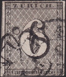 ORTS-Stempel STÄFA &amp; schwarze ROSETTE (Doppel-Entwertung) auf ...