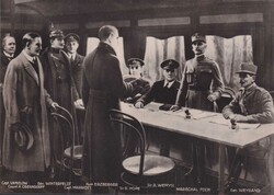 1918-1927, vier Karten mit Abbildungen zum Thema "Waffenstillstand ...