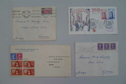 1933-1959, Frankreich, 23 Briefe: Paris - Luzern (Express) mit Nr. ...