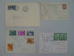 VATIKANSTAAT 1933-1962, 10 Belege: Expressbrief mit Nr.24, 26, 30, 34 ...