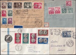 OSTEUROPA 1918-1972, 50 Belege verschiedener Länder, darunter ...