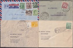 ASIEN 1902-1974, 125 Belege verschiedener Staaten wie Ceylon, Burma, ...