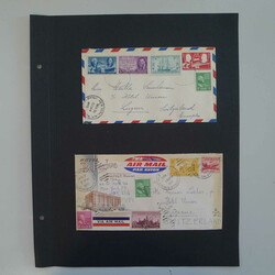 NORDAMERIKA 1945-1989, 118 Belege USA und Kanada. Meist Flugbriefe ...