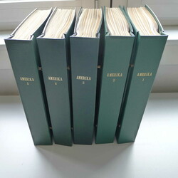 1860-2004, SÜD- und NORDAMERIKA (Nachlass-Sammlung) in 5 ...