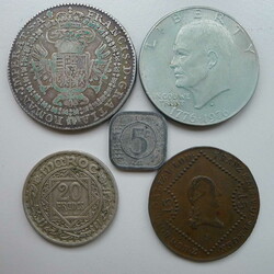 GANZE WELT 1763-1995, Album mit ca. 200 Münzen aus unterschiedlichen ...