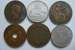 GANZE WELT 1835-1987, Schachtel mit ca. 500 Münzen nach Ländern ...