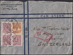 1942-1948, CHINA (SHANGHAI) Japanische Besatzung, 38 Briefe: viermal ...