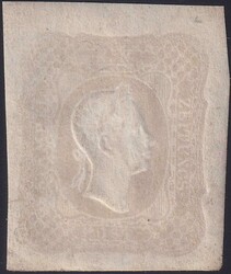 1861, Nr.23e (Zeitungsmarke) grauviolett ungebraucht mit Gummiresten, ...