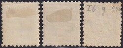 1867, Nr.35I-37I (Kasier Franz Joseph I) ungebraucht. Kurzserie im ...