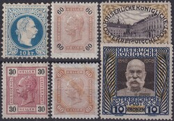 1874-1918, ÖSTERREICH (Sammlung) ab Nr.35II ungebraucht auf ...