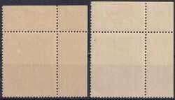 1946, Nr.13+14 (Blitz-Totenmaske), beide nicht verausgabte Werte aus ...