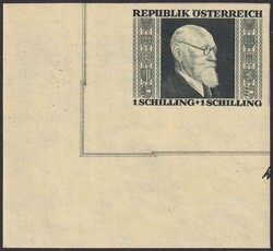 1946, Nr.780B-783B (Renner-Blockausschnitte) 4 Werte als Bogenecken ...