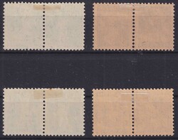 1909-1948, Kehrdrucke (tête-bêche): K1-K40 ungestempelte Sammlung ...