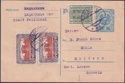 1909-1922, EUROPA, 20 Postkarten von verschiedenen Firmen an die ...