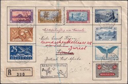 1929, 2.Schweizer Afrikaflug (SLH 29.12e) von ZÜRICH: 15.DEZ.29 mit ...