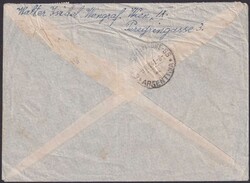 1941, WIEN, Nr.471+492+495 auf portogerechtem Luftpostbrief mit ...