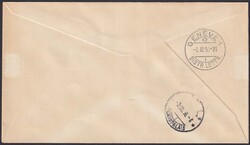 1956, Nr.324-237 auf Ersttagsbrief (im langen, schmalen Format) mit ...
