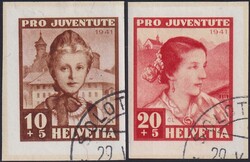 1941, J98I-J99I (Kriegswinterhilfe-Blockausschnitte) mit ...