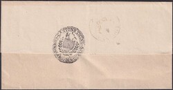 LUGANO 1850 (3.JAN.), Luxus-Faltbrief mit sauberem ...