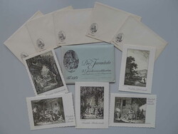 1937, Glückwunschkarten, Nr.25 (Mutter und Kind im "Oval") mit 5 ...