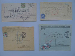 1879-1960, Portomarken & Spezialitäten auf 59 Briefen mit Nachporto ...