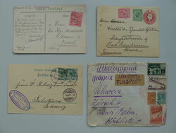 1881-1935, WELT, 35 Belege aus verschiedenen Ländern in die Schweiz, ...