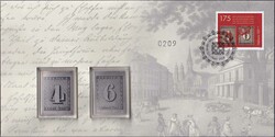 2018, W115 (175 Jahre Schweizer Briefmarken) auf Sonderumschlag (Nr ...