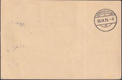 1923, F14 (2x) von BASEL: 14.SEP.1925 auf eingeschriebener ...