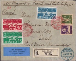 1932, Int. Flugmeeting (SLH SF 32.7a) von Zürich: 31.AUG: F16-18 ...