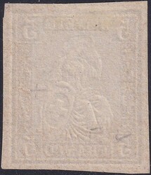 5c braun, Nr.30.6.1 (ungezähnt), attraktiver Probedruck der ...