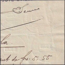 BASEL 1909 (6.OKT), 100B mit Nr.113+115 auf kleinem Briefstück, gut ...