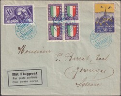 1924, Flugtag Grenchen (SLH SF 24.1a): 13.APR.24 mit F7 und J27 im ...