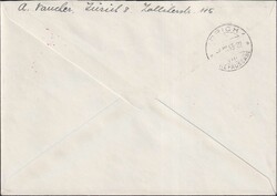 1938, Nr.216v-218v (blaugrau getöntes Papier, Symb. Darstellung) von ...