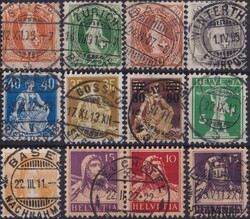 1862-1962, "Trümmer-Album" mit x-100 Marken auf ca. 45 Album-Seiten ...